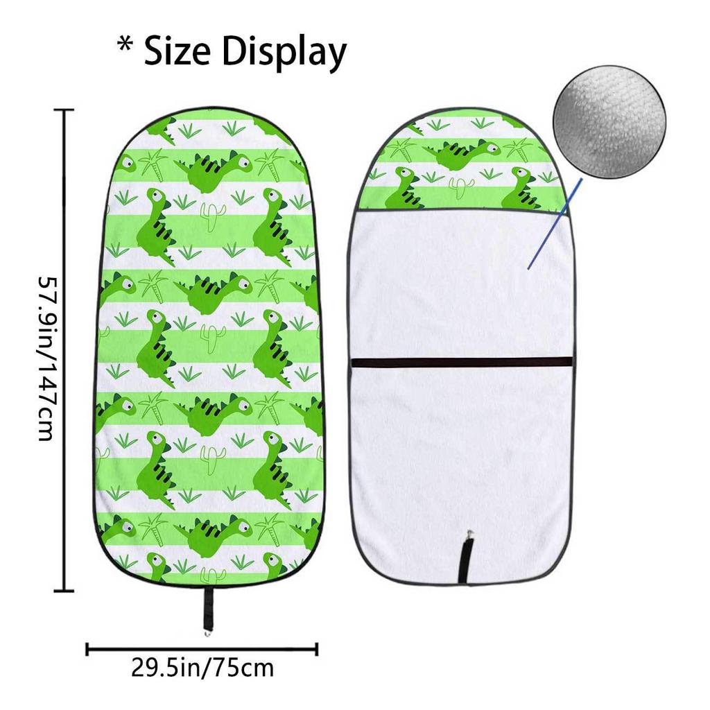 Universal Car Seat Towel Cover - All-Season Protector for Gym & Workout, Fits Front Seats