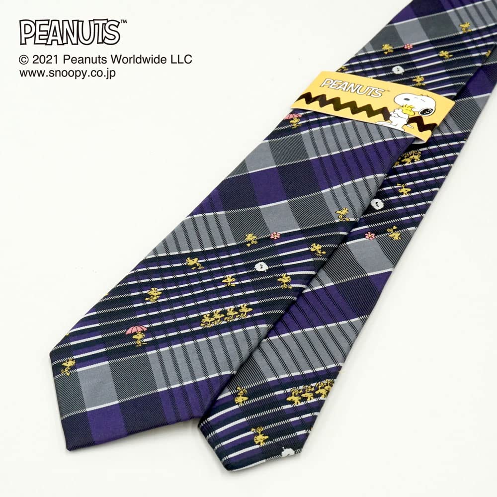 Peanuts Snoopy Tie PNDW0273 Gray SNOOPY Business Brand Tie Gift