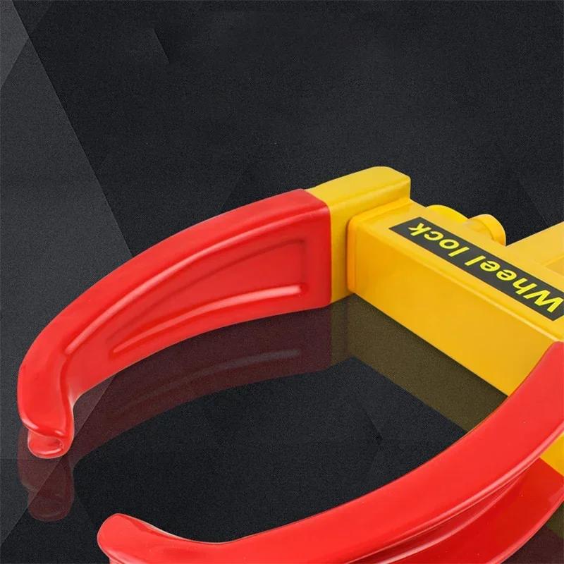 Heavy Duty Car Wheel Lock Anti Theft Security Tire Clamp Universal Fit Truck Trailer SUV Protection Portable Safety Accessories