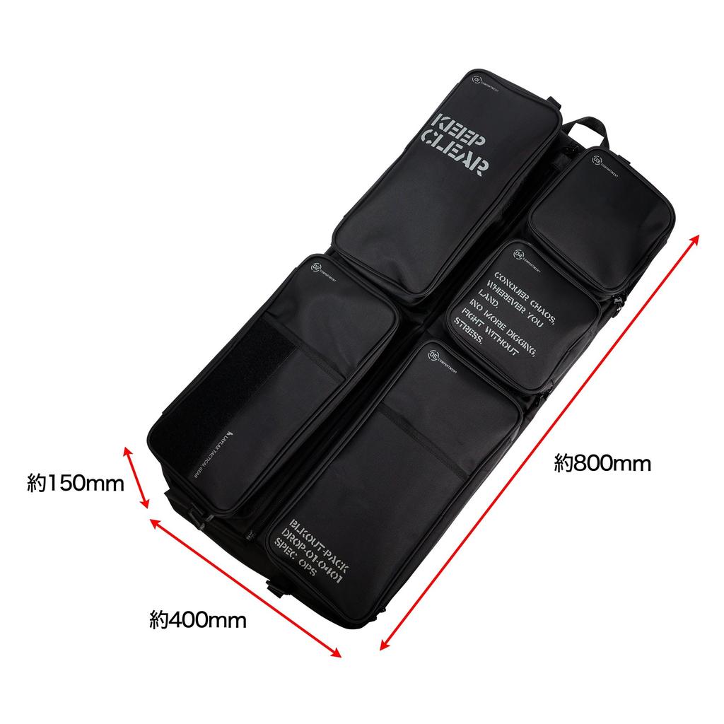 LayLax Container Gun Case Fits 2 Air Rifle Case with Nylon Storage Large Capacity 2.0 Black, Guns, Strap, Case, 2-Way Backpack,