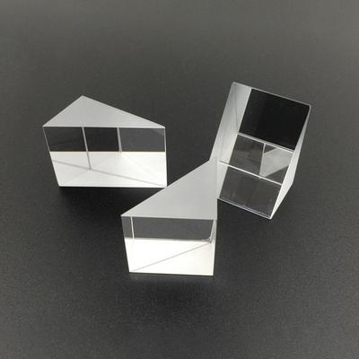 Optisches Dreiecksprisma 10*10*10mm Rechtwinklig Innere Reflexionsprismen Spiegel Reflektierende Oberfläche Lichtbrechungsexperiment