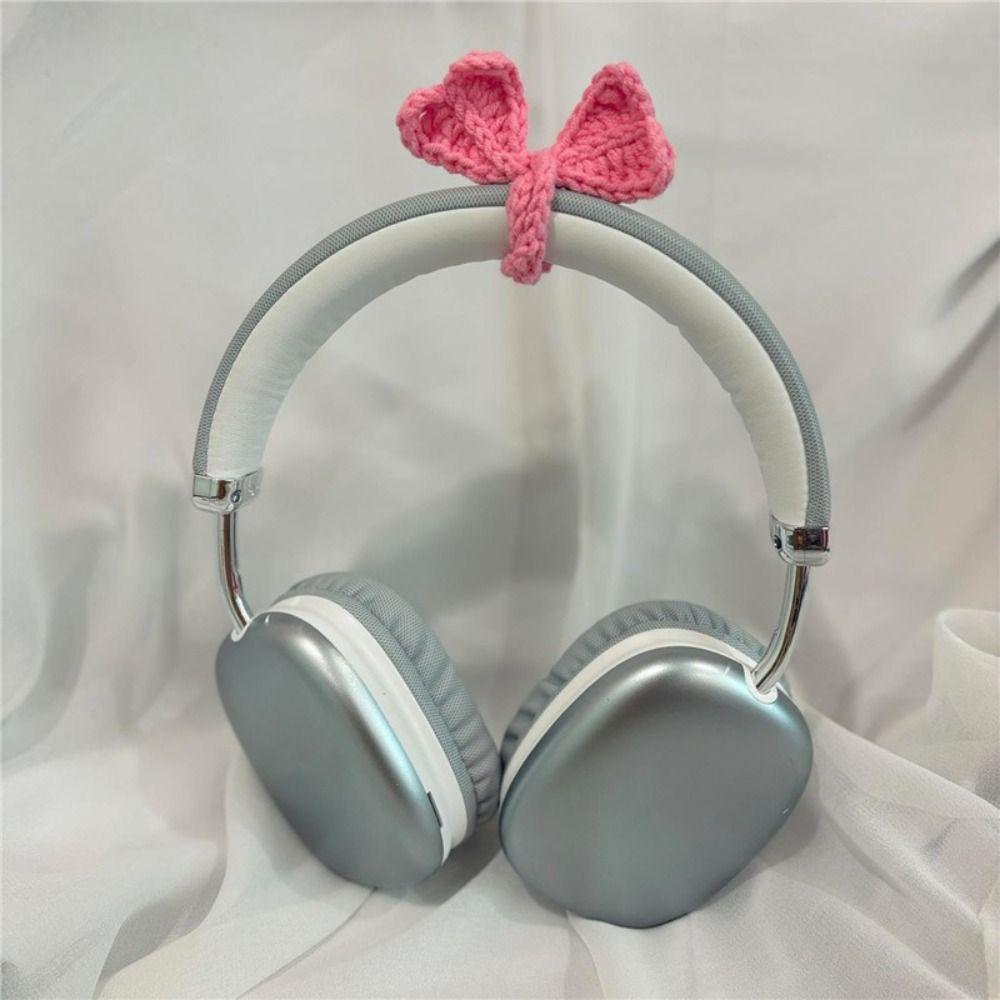 Multifunctional Hand-Knitted Crochet Leaf Sprout Versatile Cute Decor Headphone Decor Crochet Leaf Bud Crochet Bookmarks