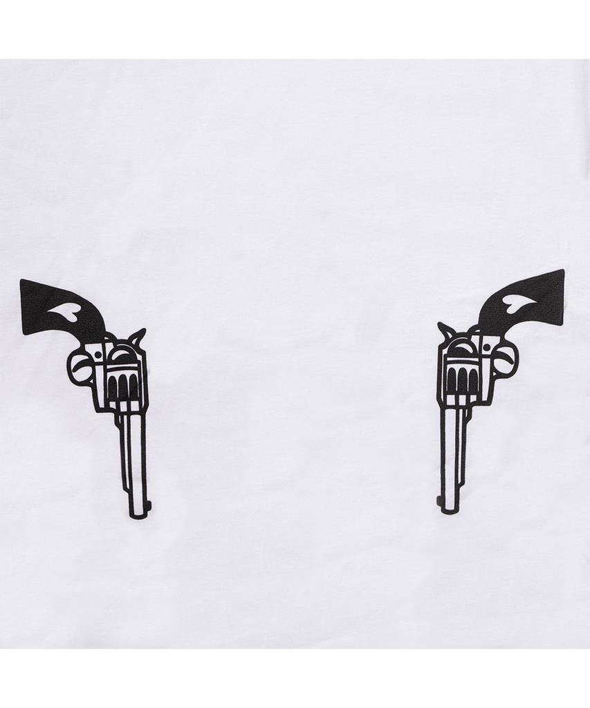 THANKS MESSIA Archive Revolver Tshirt-White