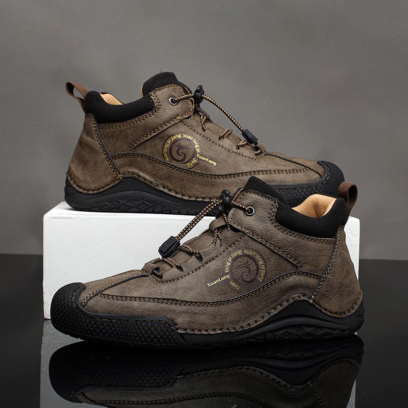 

Autumn and winter men s shoes fleece warm casual outdoor Martin boots men 38 хакі
