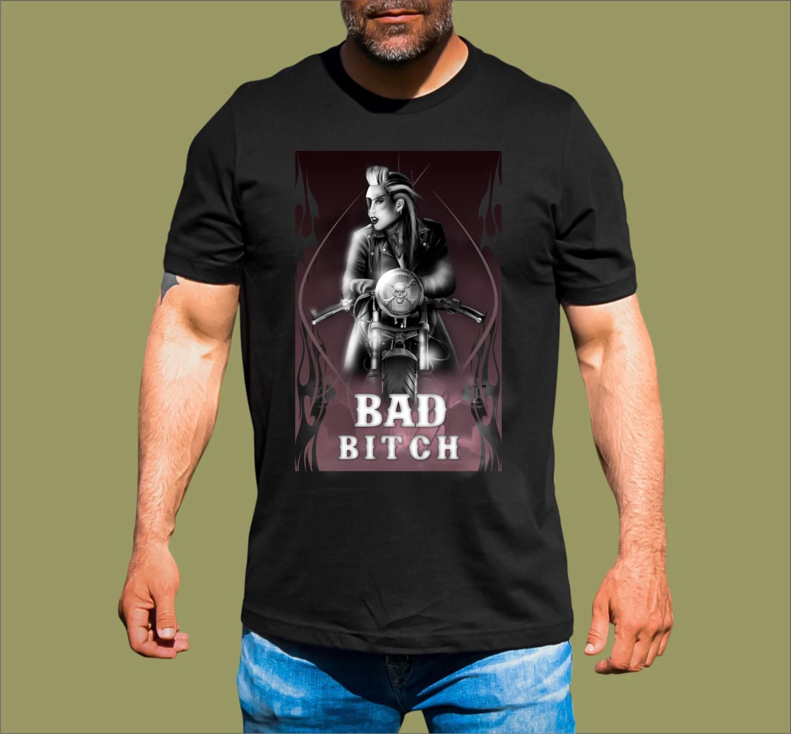 BAD BITCH BIKER T-SHIRT 3XL