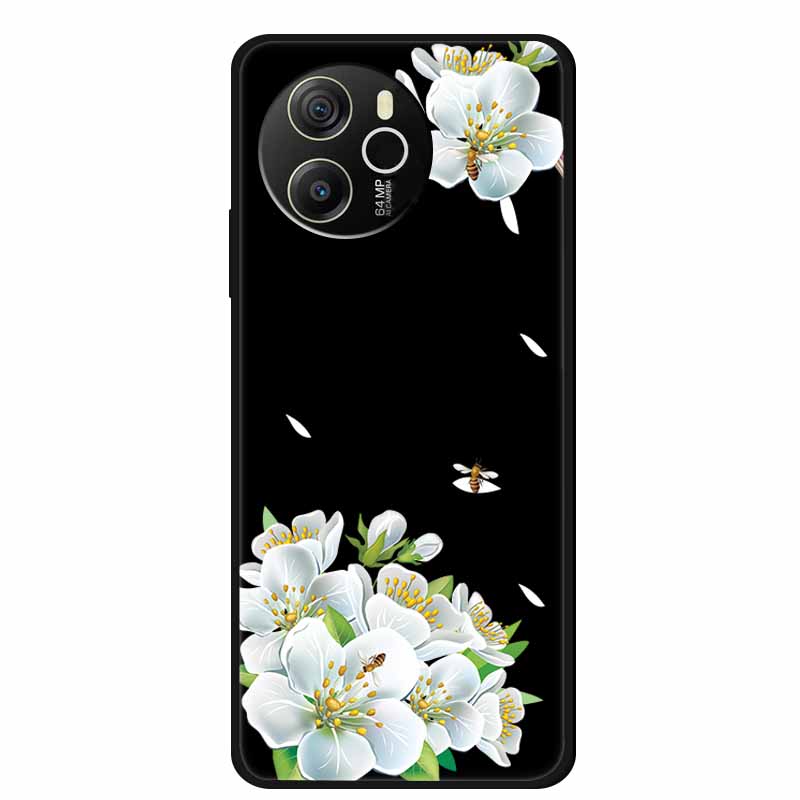 Coque For Blackview Shark 8 Case Cute Cartoon Black Silicone Soft Phone Cases For Blackview Shark 8 Back Cover Case Shark8 Funda