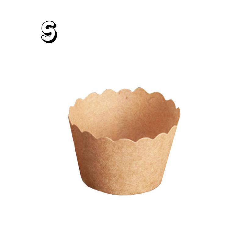 250Pcs Cupcake Wrapper Liners Muffin Tulip Case Dessert Paper Baking Cup Party Heat Proof Oven for Household Baking