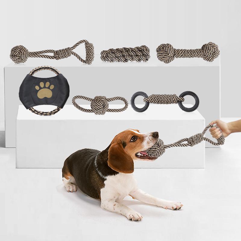 Durable Woven Cotton Rope Chew Toy for Large Dogs