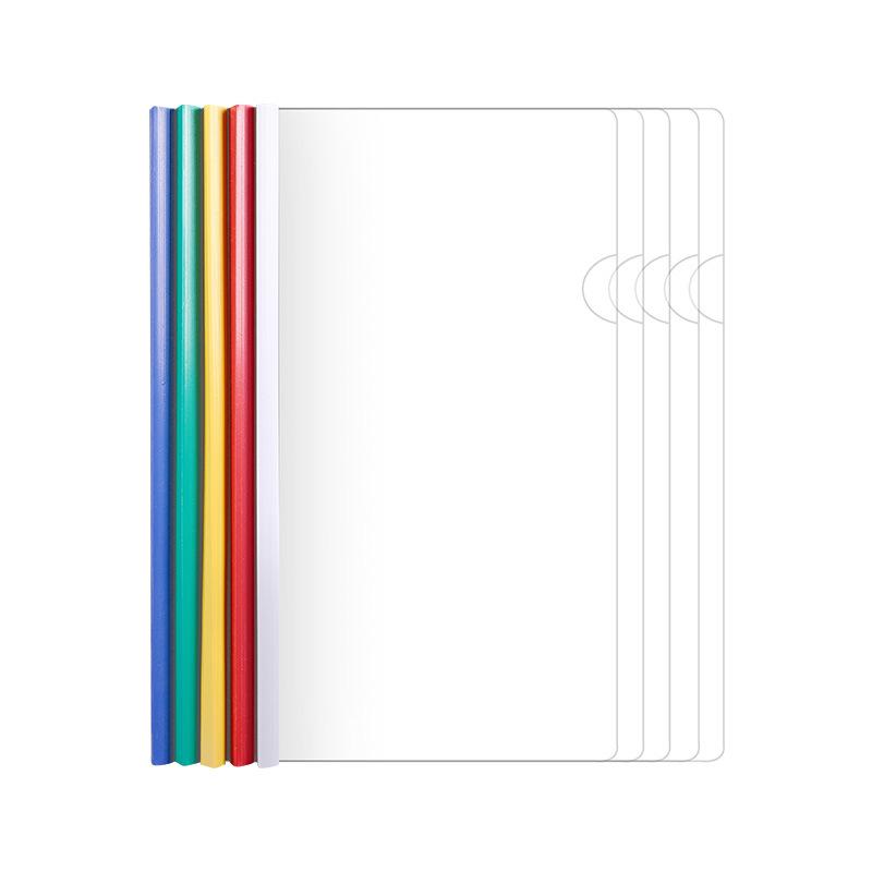 A4 Thickened Transparent Lever Arch File Folder - Multilayer Document Holder for Test Papers