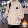 Men's Trendy High Street Hoodie: New 2025 Autumn/Winter Velvet Loose Fit Teen Jacket