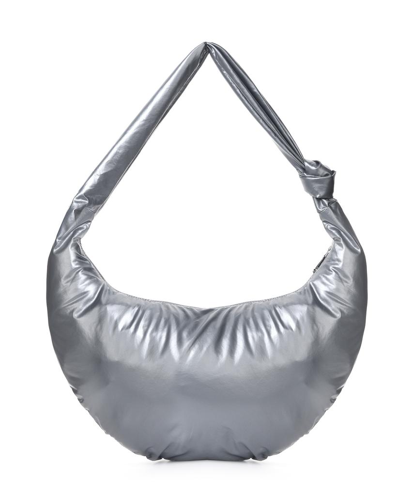 Nick&Nicole Nicole Glossy Shoulder Knot Bag_Silver