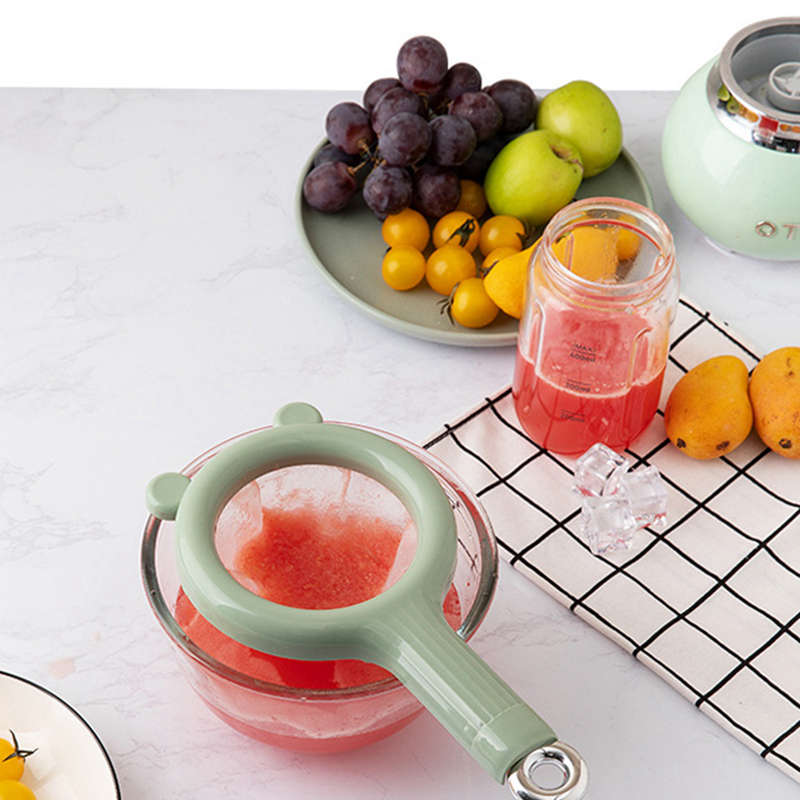 Soy Milk Juice Filter Screen Household Kitchen Strainer Ultra Fine Scoop Grease Grease Colander Drain