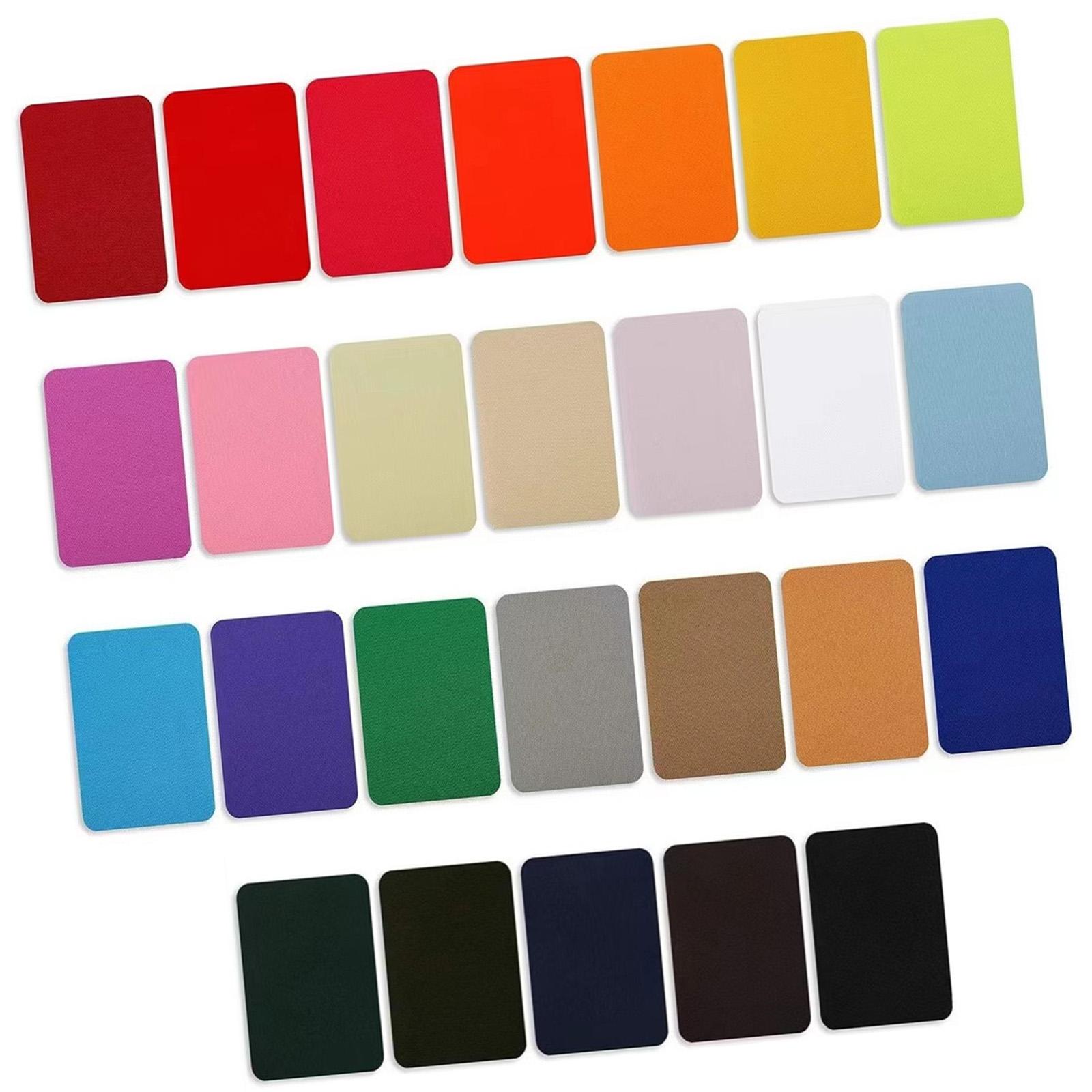 

26 шт. Заплатки для джинсов 26 цветов Пришивные заплатки Внутри и снаружи Самый прочный клей для ремонта джинсов Украшение одежды