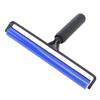 Statischer Rollenstaubentfernungsroller Superklebrige Blaue Silikon Weiche Statische Wirkungsreinigerrolle mit Schwarzem Griff