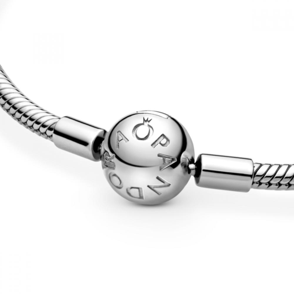 Pandora Moments Smooth Silver Clasp Bracelet 590728