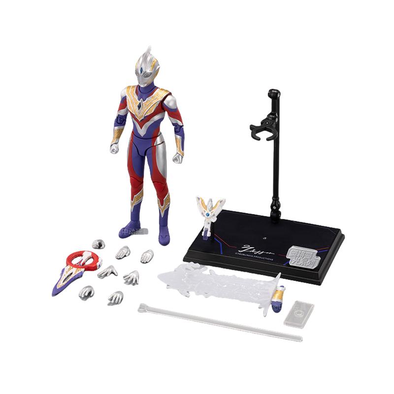 ZD Toys Ultraman Tiga Action Figure Joint Movable Agul Geed Trigger Ace Seven Jack Ultraman Adult Collection Figure Gift