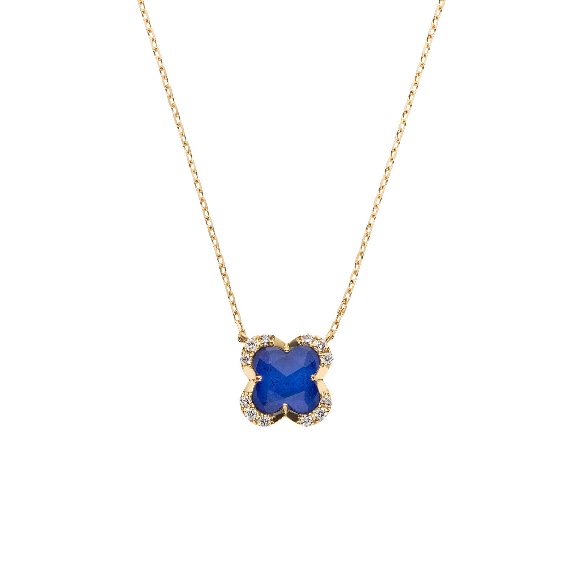 

Necklace K18 Yellow Gold Lapis Lazuli AGVN599040LL [Vendome Aoyama] [Official]