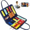 Montessori Baby Toys Baby Busy Board Buckle Training Educational Learning Toy Preschool Toys for Kids