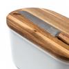 Husla Bread Box With Cutting Board And Knife 73940