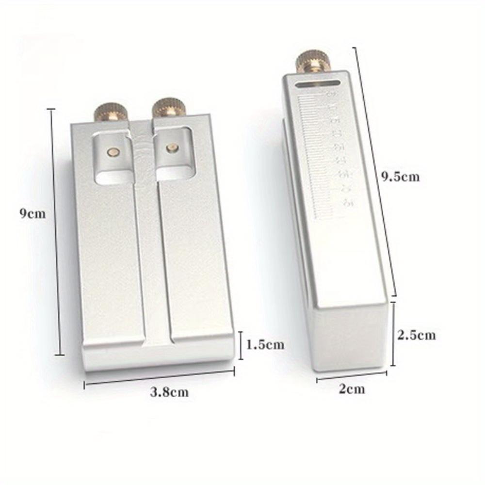 1 szt. Obcinak do pasków skórzanych Regulowany Pasek Narzędzie do precyzyjnego cięcia Stop aluminium Skórzarstwo Nóż do nacinania