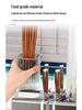 Multifunctional Kitchen Knife & Utensil Holder - Countertop & Wall-Mountable Storage Rack