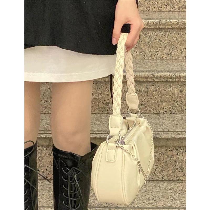 Sommer neue Nische Design Tasche Damen plissierte Wolke quadratische Handtasche einfach und vielseitig Unterarmtasche Damen