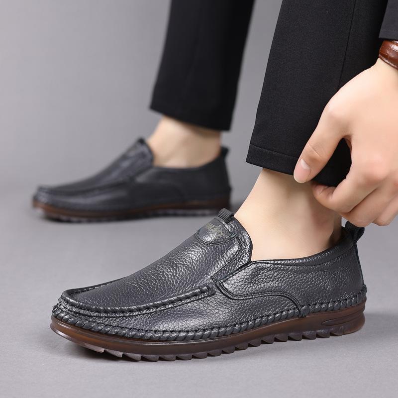 Formal Oxford Shoes for Mens Dress Shoes Man Wedding Dress Office Shoes Men Zapatillas Hombre Mocassin Sneakers Flats Male Brown