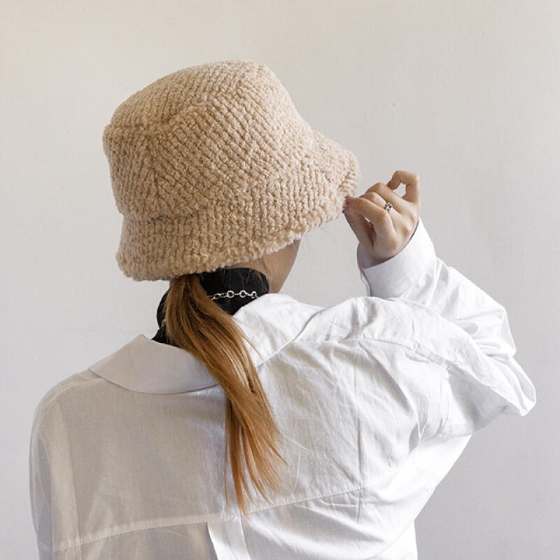 Poggle Winter Bucket Hat ac-9244c beige