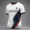 Men's Casual Short Sleeve T-Shirt Round Neck with USA Letter Graphic for Everyday Wear