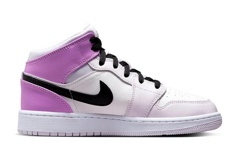 Jordan 1 Mid Barely Grape GS DQ8423-501