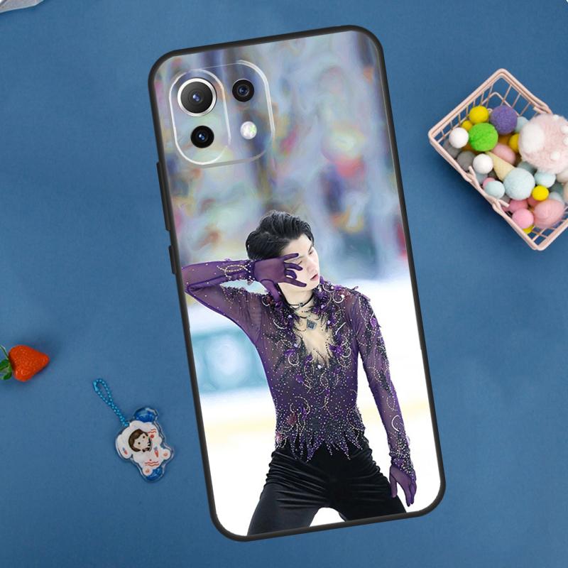 Japanese Skating Prince Yuzuru Hanyu Case For Xiaomi 11T 12T 13T 14T Pro 13 14 15 Ultra POCO X7 Pro X3 X5 X6 M6 F5 F6 Pro Cover