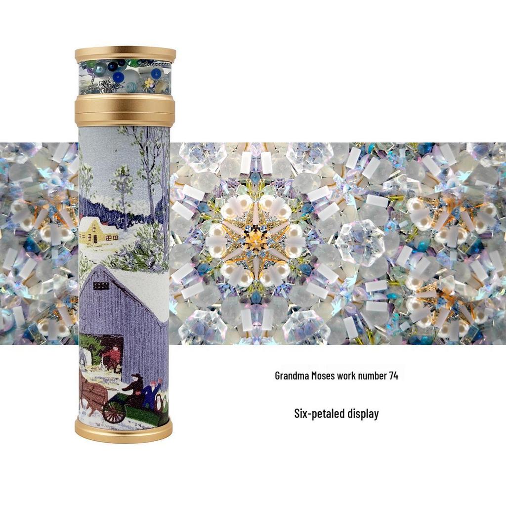 Мистецтво Бабусі Мозес Калейдоскоп Призма - Ручна Робота Колекційний Подарунок на День Народження