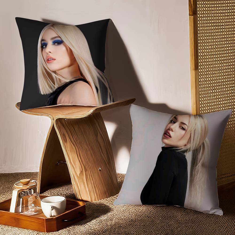 POP Singer A-Ava Max-MT Younger Style Pillow Case Printing Pillowcase Living Room Sofa Cushion Cover Bedroom Room Decor