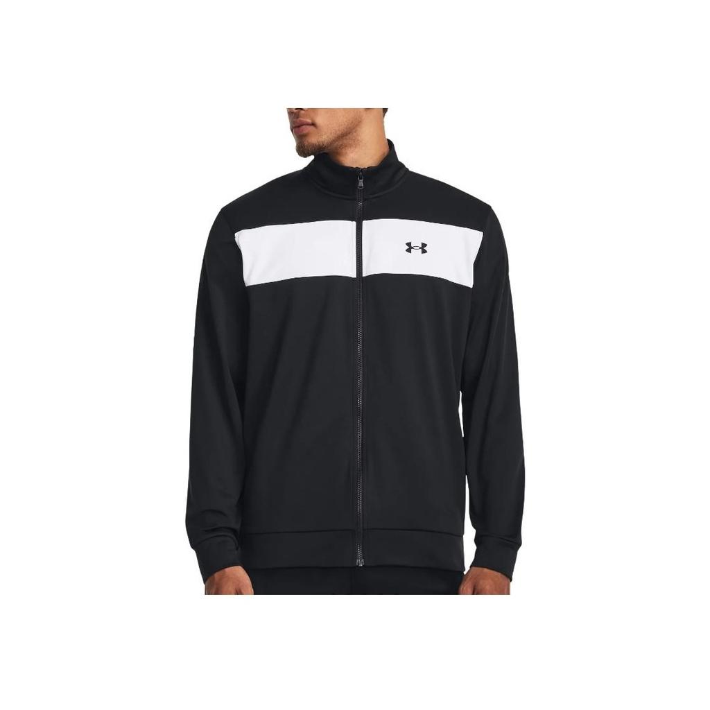 Under Armour Twister Jacket With Colorblock Logo And Stand Collar Men Jackets Black 1379875-001