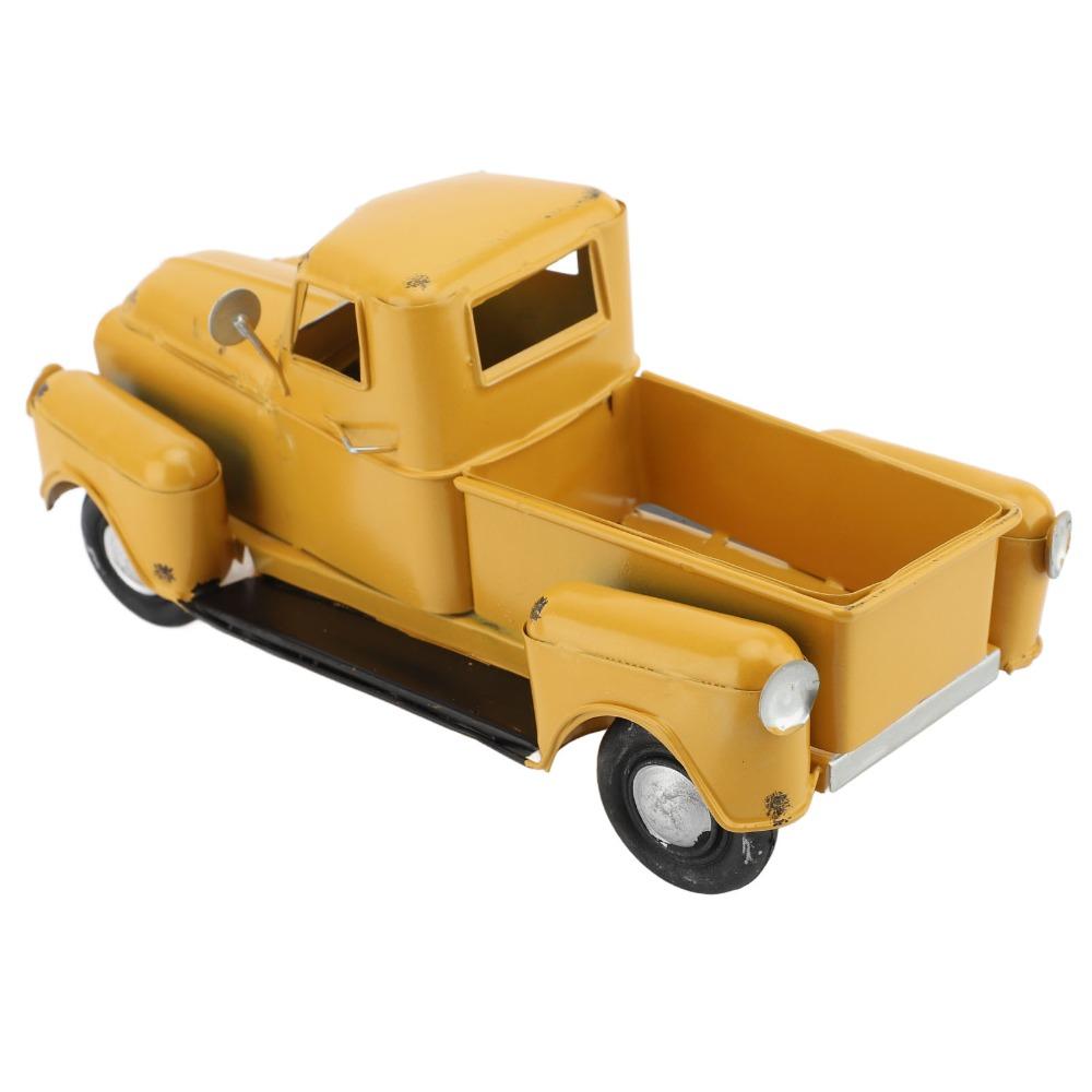 Eisen Pickup Truck Modell Tisch-Pickup Truck Spielzeug Bauernhaus LKW Dekoration Büro Dekoration