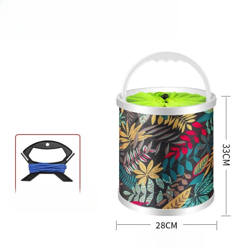 

1pcs Hard Bottom Folding Fishing Bucket Outdoor Water Collection Water Bag Multi-Functional Outdoor Fish Protections Bucket