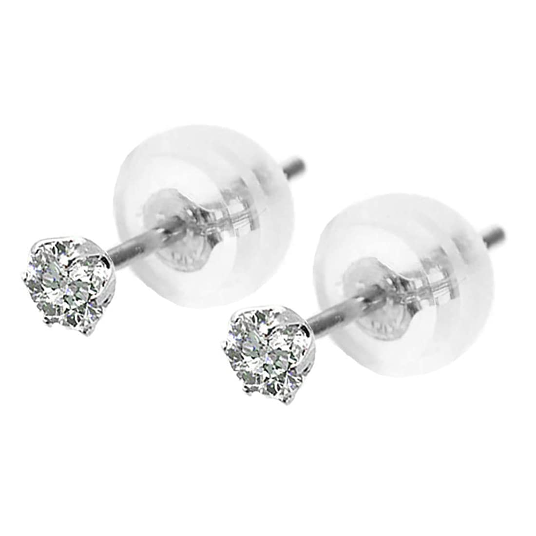 

Сережки PLUSTER для натуральних сережок-пусет з подарунковою коробкою на день народження, Ювелірні вироби для жінок, Діамант, Платина, PT900, Діамант, 0,20 карата, Застібка, Прості,