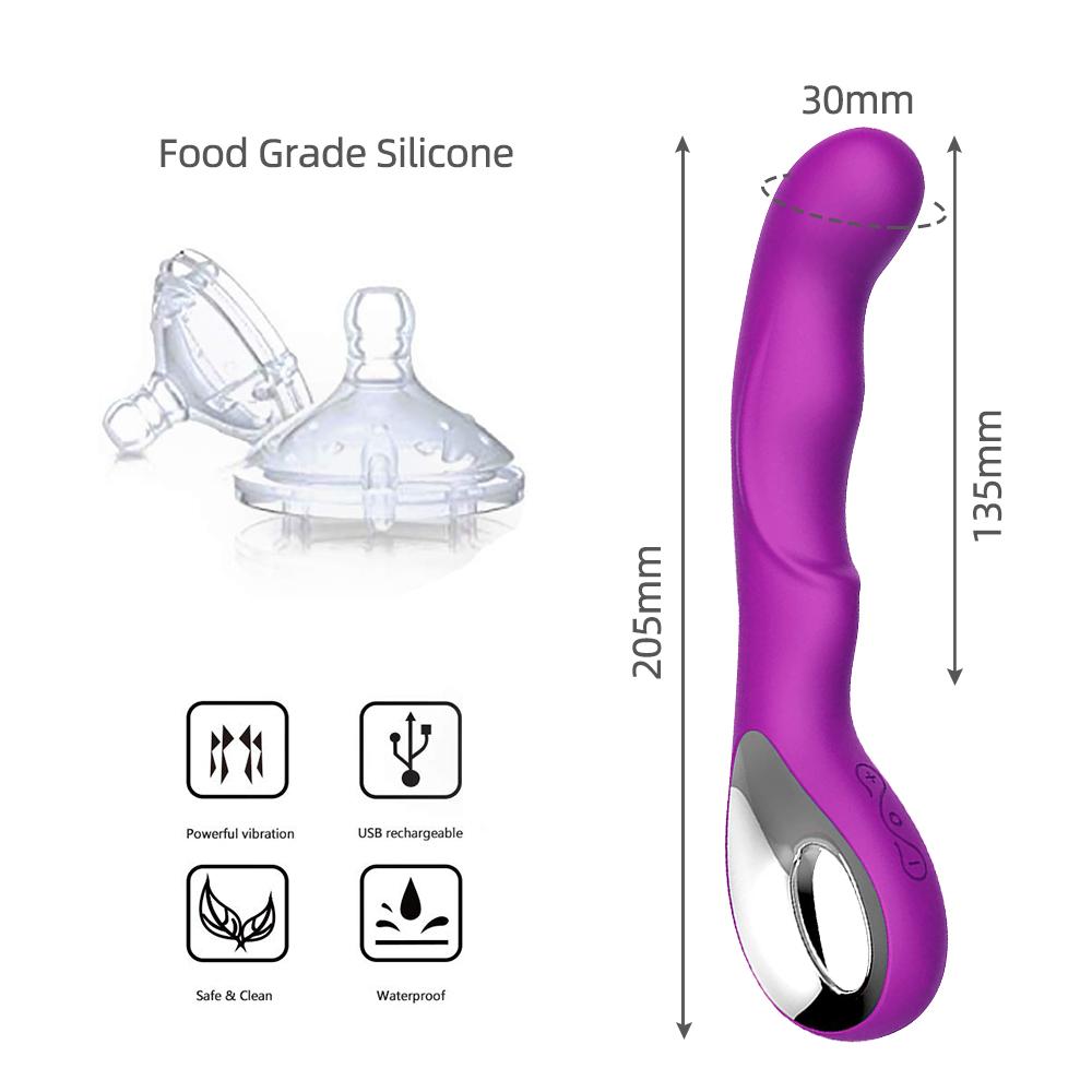 Strong Dildo Vibrators Vaginal G Spot Stimulator Rechargeable Vibrators Sex Toy for Women Pussy Massager Waterproof Magic Wand