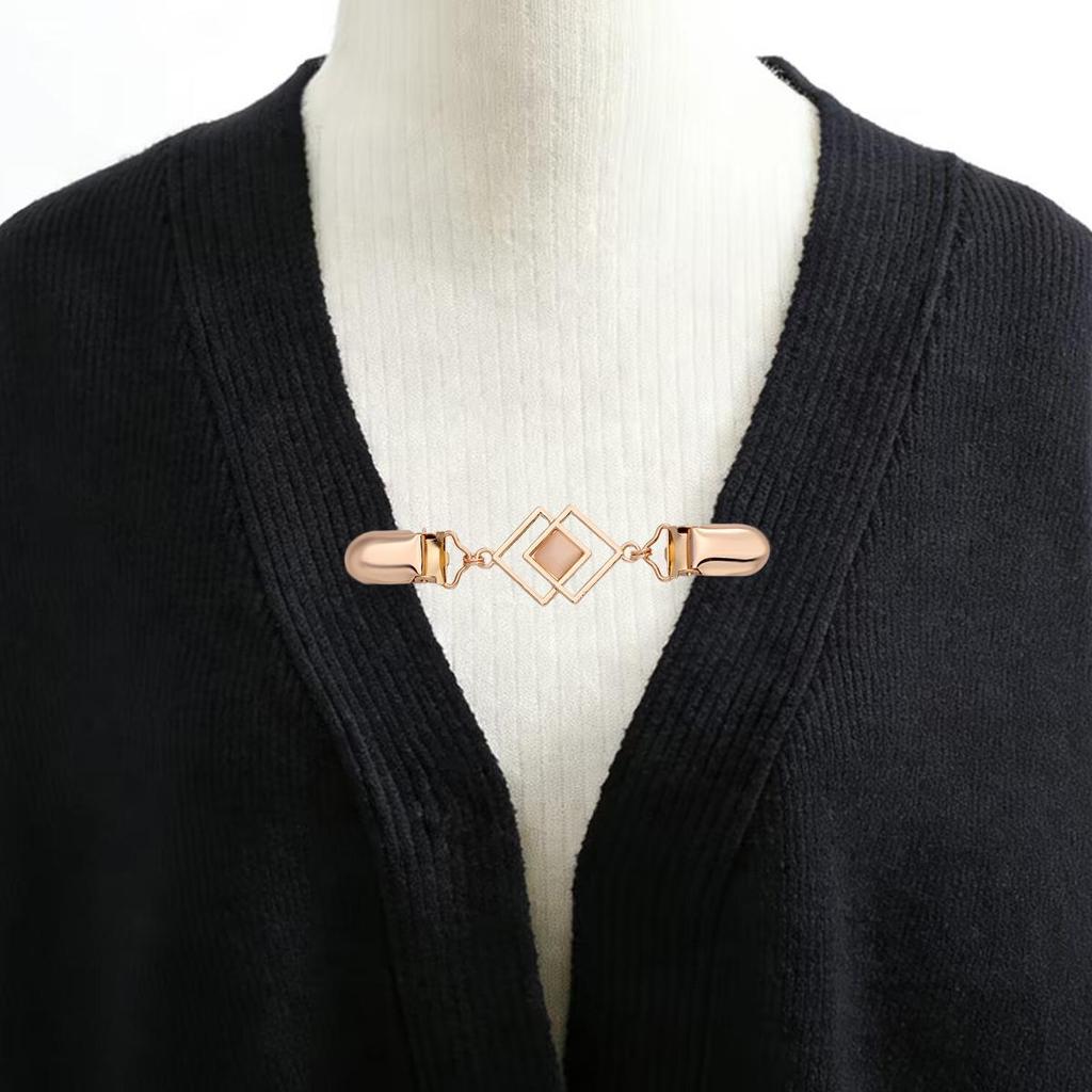 Vintage Cat's Eye Brooch & Shawl Clip for Women