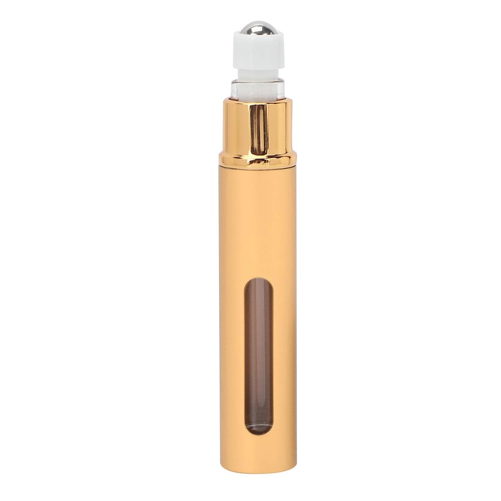 Mini Refillable Perfume Bottle Alumite Visible Portable Leakproof Empty Roll On Bottle 10ml
