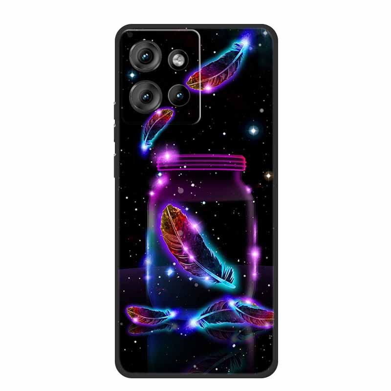 Phone Case For Motorola Moto G86 Power Edge 50 Neo G75 S50 Edge 50 5G Case S 50 Coque Shockproof Black Silicone Soft Back Cover