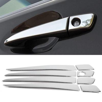 8Pcs Steel Polish Silver Chrome Car Door Handle Trims Decoration Covers Protector for Lexus GS IS ES CT RX