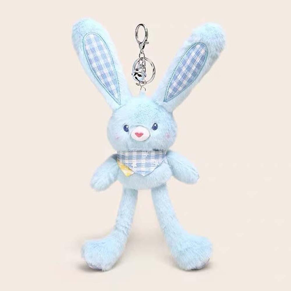 Creative Design Plush Rabbit Pendant Soft Stuffed Schoolbag Pendant Christmas Gift