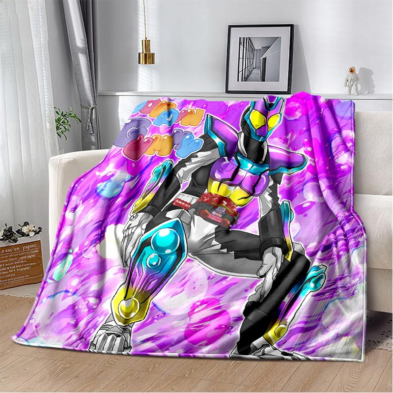 Sugar Man K-Kamen Rider GAVV Blanket Elastic Soft Candy Knight Full Storage Soft Warm Bedding Children's Gift throw blanket