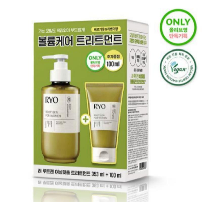 

Ryo Rerootgen Women s Hair Loss Treatment Set 353ml + 100ml