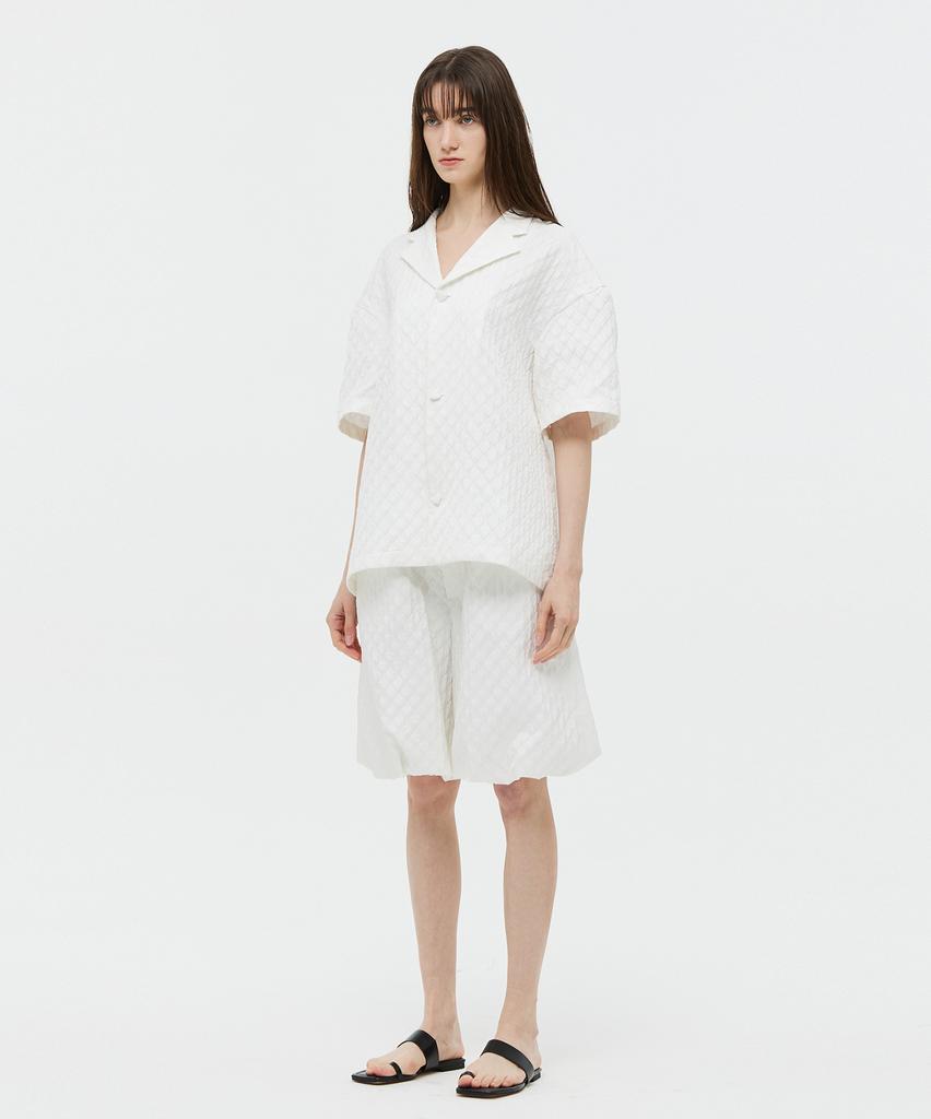 VEDERMI Jacquard Balloon Half Pants