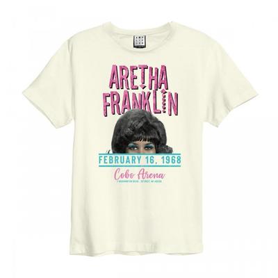 Amplified Unisex Adult Cobo Arena Aretha Franklin T-Shirt