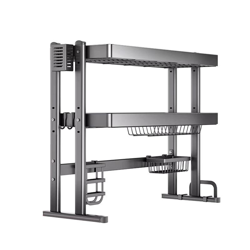 Danle Double-Layer Kitchen Sink Dish Drying Rack