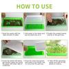 Hydroponic Seedling Trays for Bean Sprouts And Soil-Less Vegetable Cultivation Home Germination Pots for Sprouting Greens