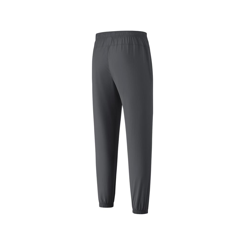 Skechers Godri Logo Moisture-Wicking Quick-Dry Woven Casual Pants Men bottoms Charcoal P225M104-000G